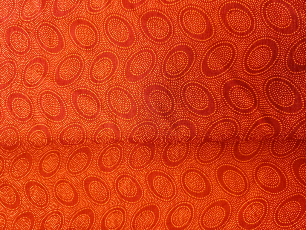 Kaffe Fassett Aboriginal Dot GP71 – oranje/rood