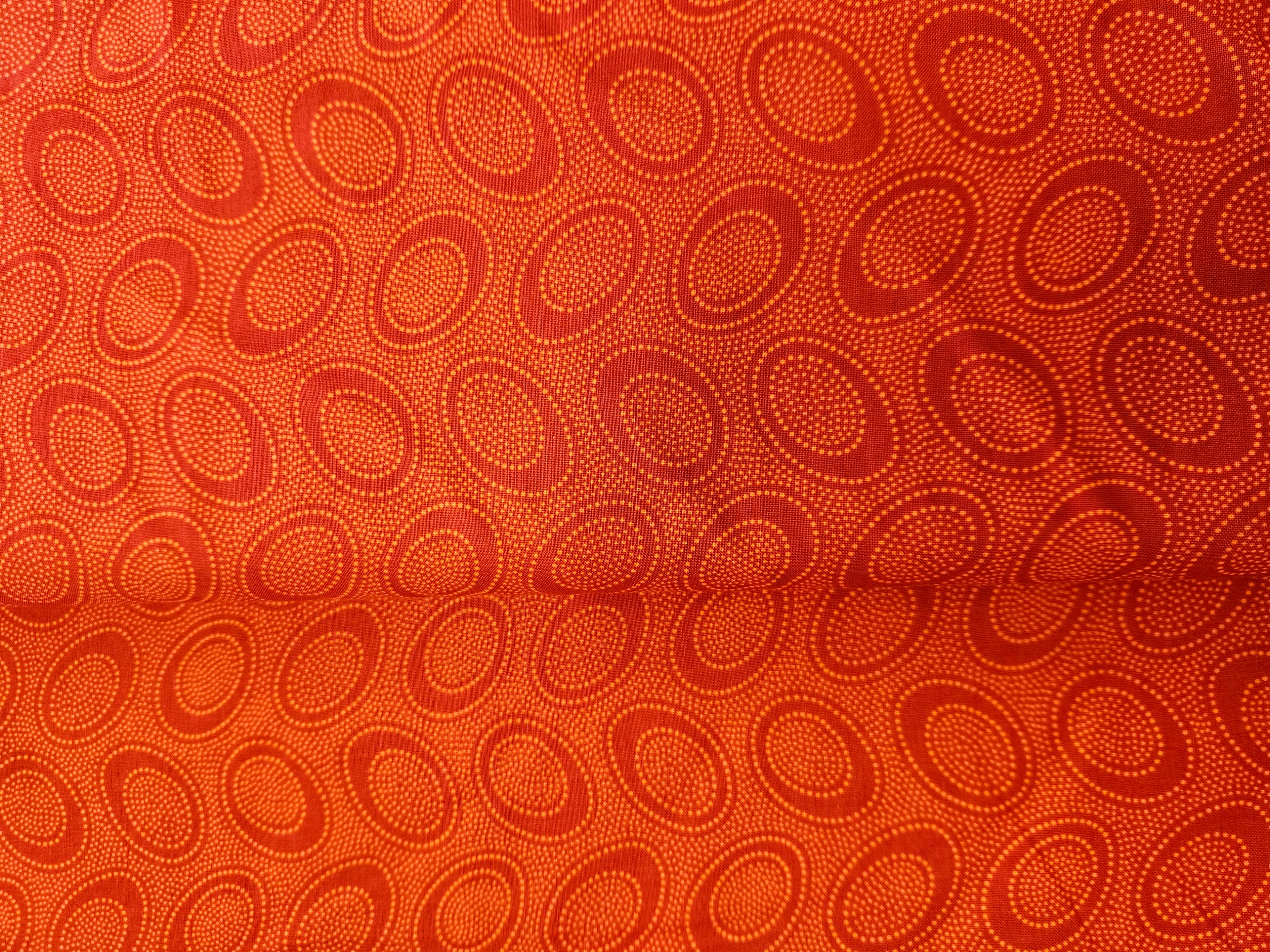 Kaffe Fassett Aboriginal Dot GP71 – oranje/rood