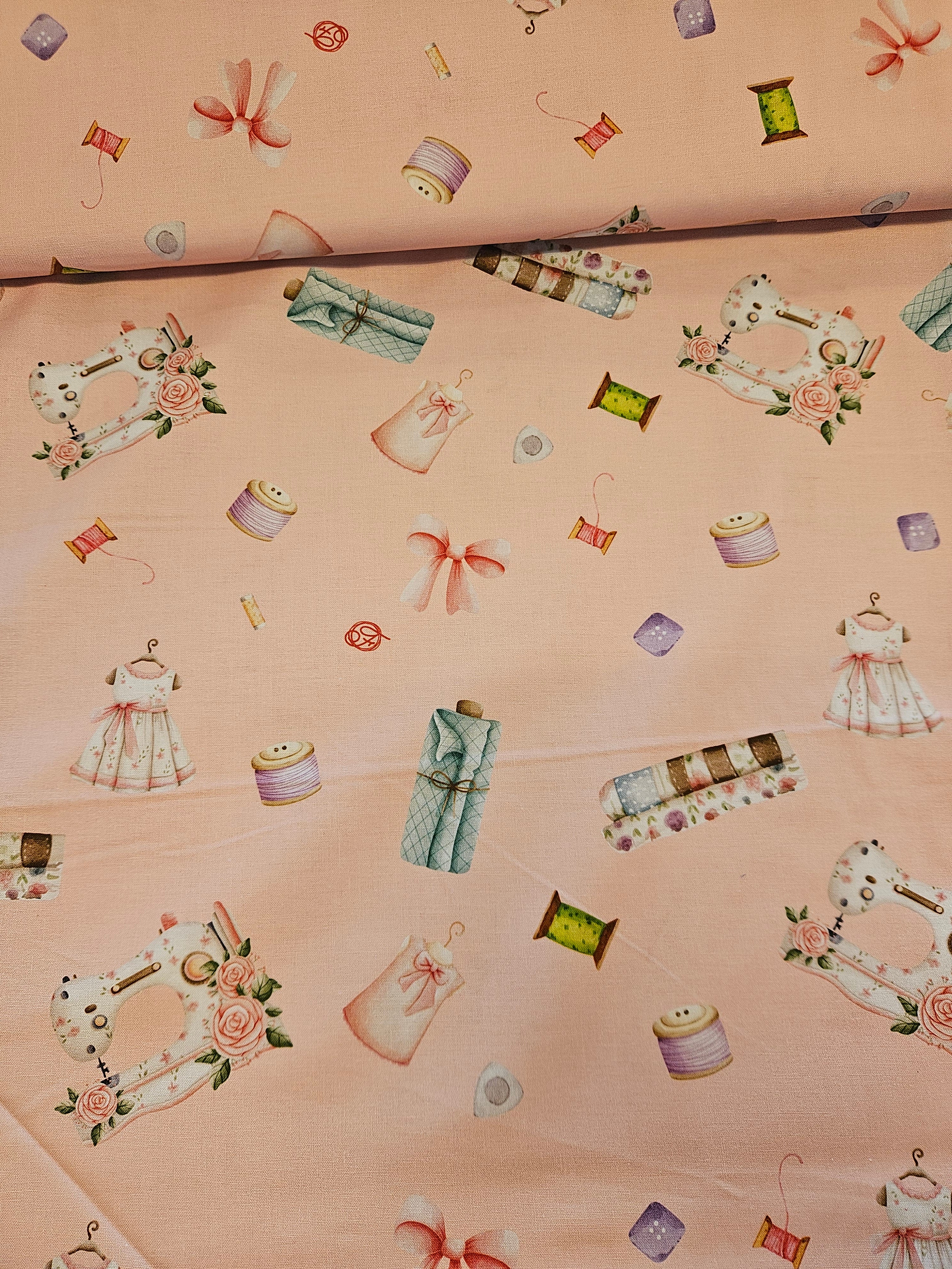 Quiltstof Sew Warm and Cozy – Fancy's Fancy – per 10 cm