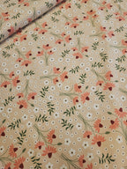 Avalana Jersey – Bloemenprint | Zandbeige