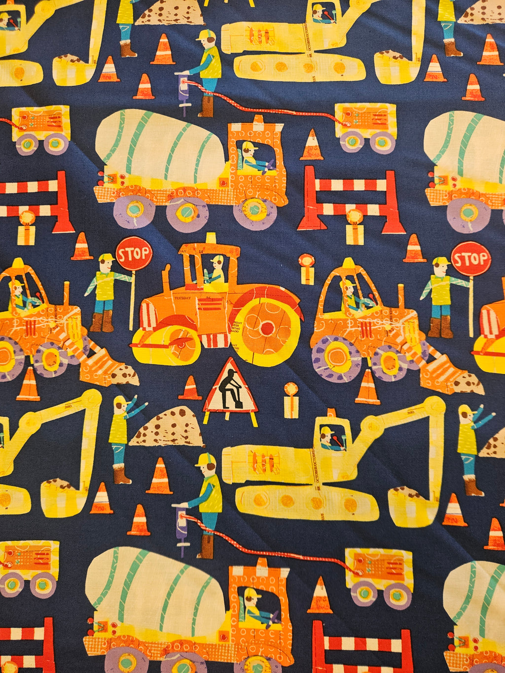 Construction Zone Quiltstof | per 10 cm