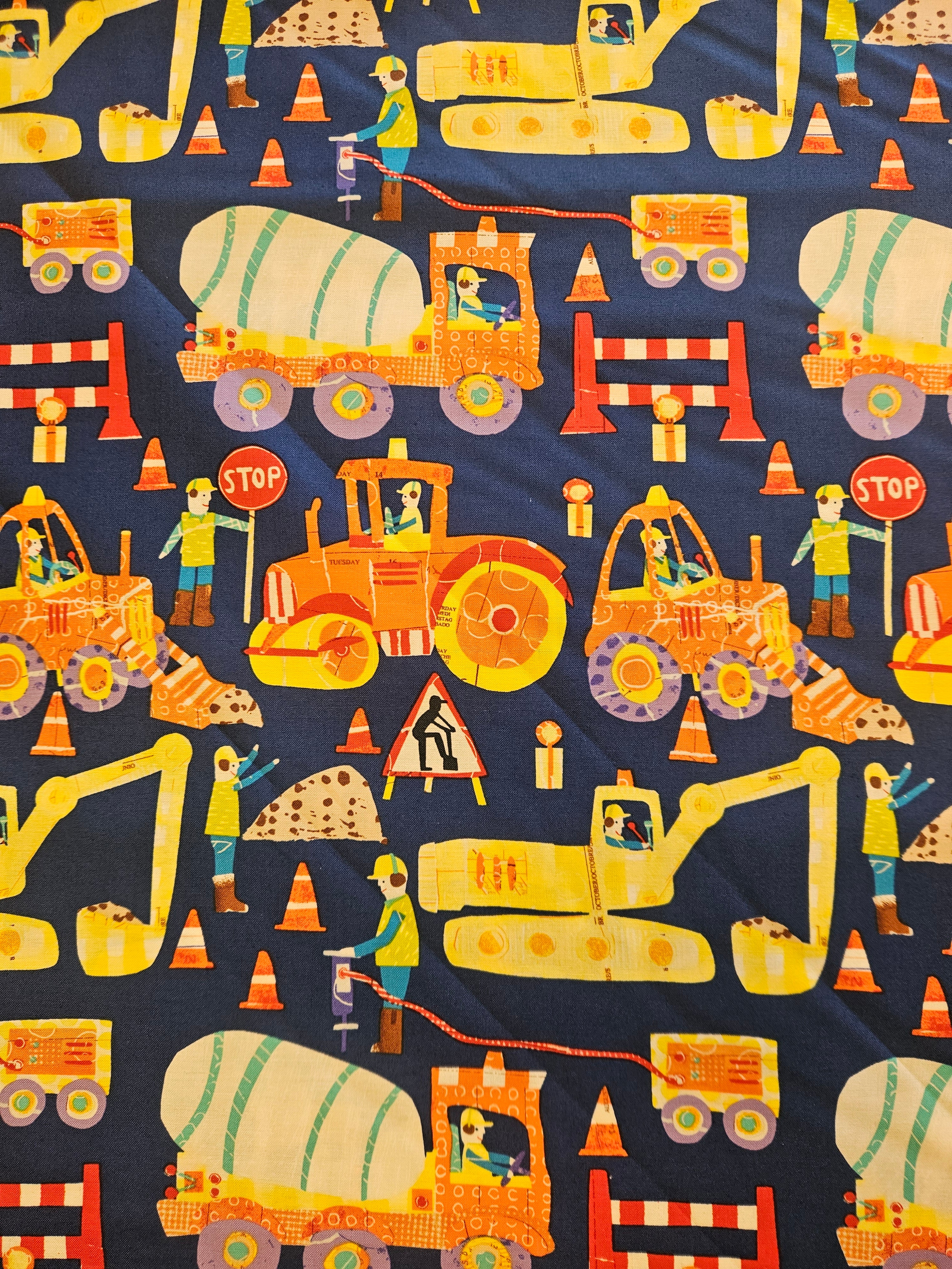 Construction Zone Quiltstof | per 10 cm