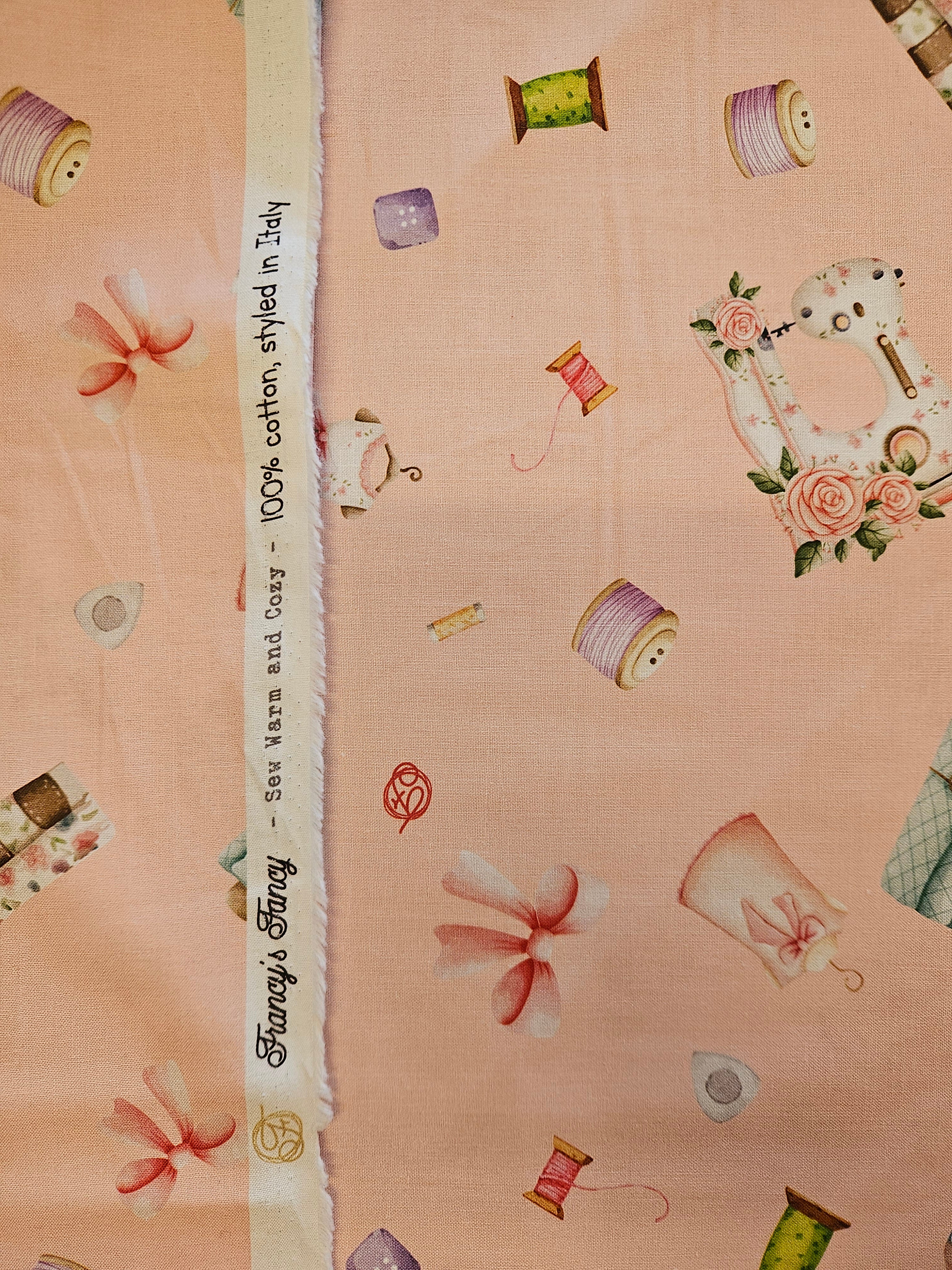 Quiltstof Sew Warm and Cozy – Fancy's Fancy – per 10 cm