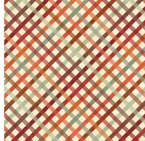 hello Autumn Bias Plaid Quiltstof – Autumn Mult | Stitch & Sew