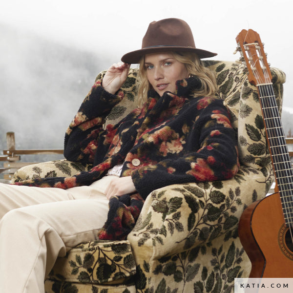 Sherpa-stof “Flamenco” – Katia Fabrics