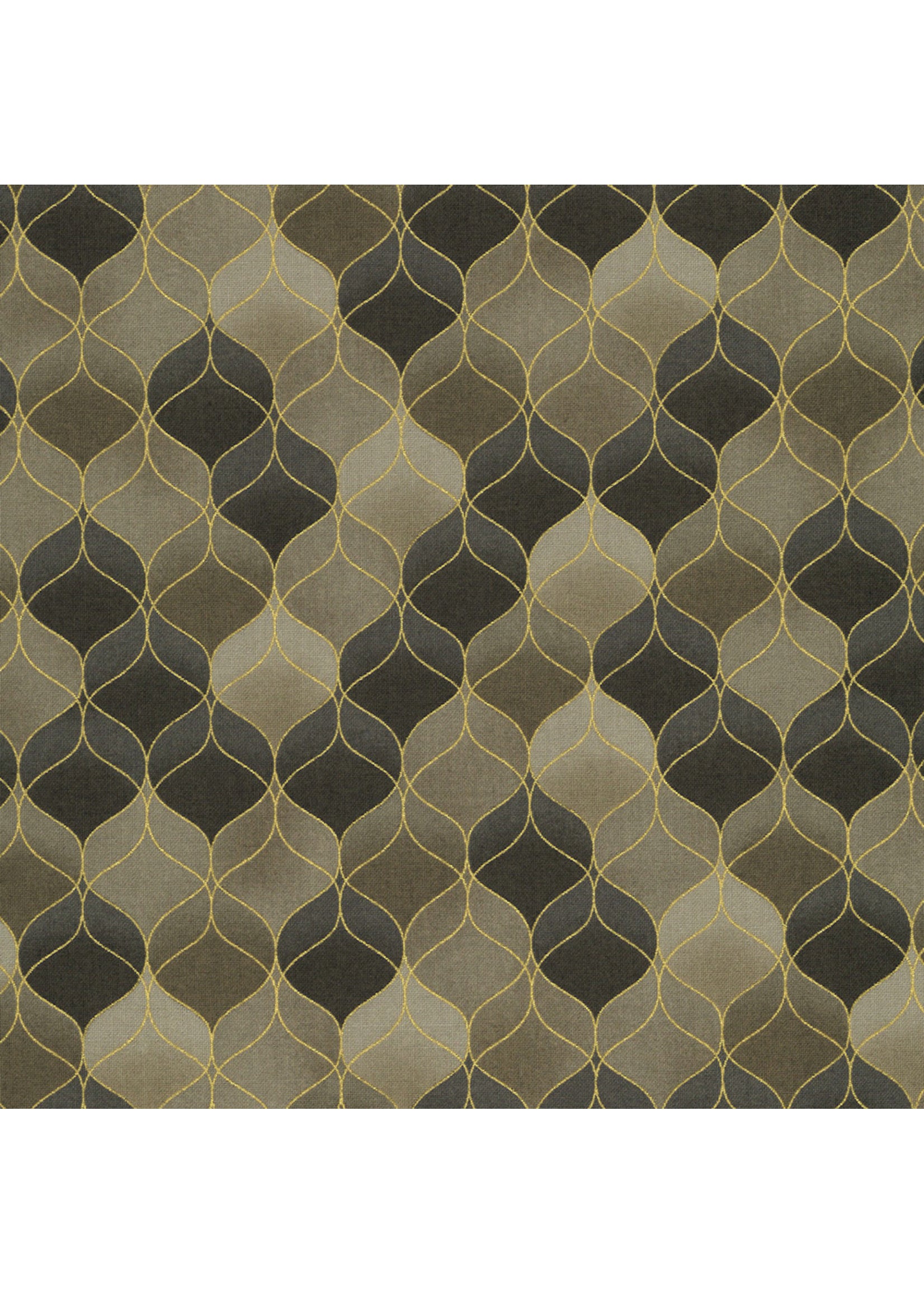 Christmas Wonders Quiltstof – Geo Silver Grey