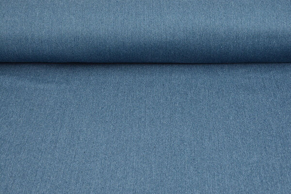 “Stretch jeansstof Ace: lichte denim, rekbaar, robuust – geschikt voor broeken en jasjes