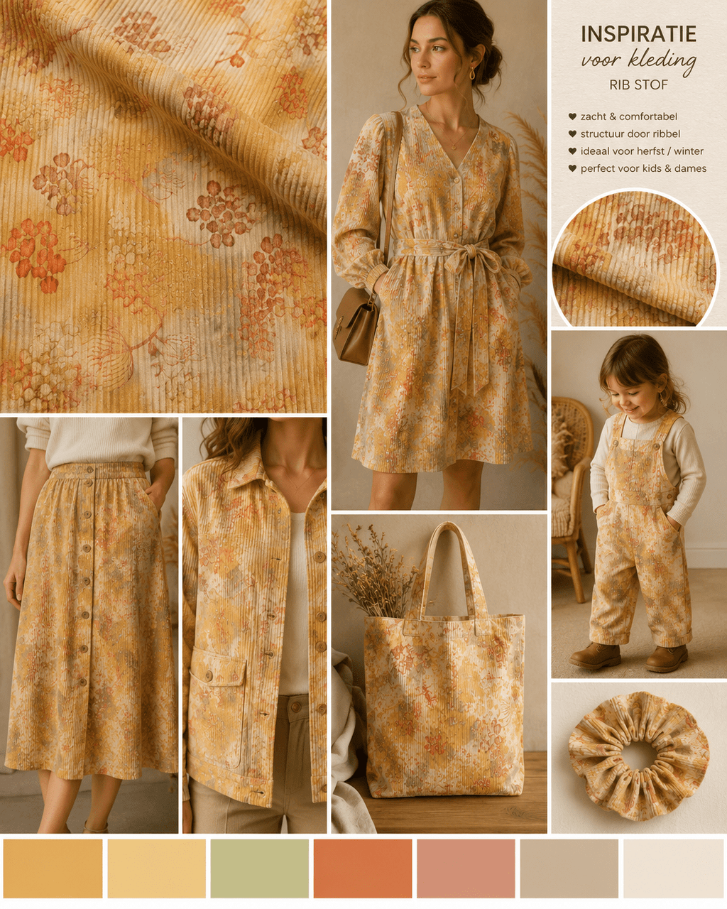Tie Dye 21W Corduroy Dandy Yellow - Stitch & Sew