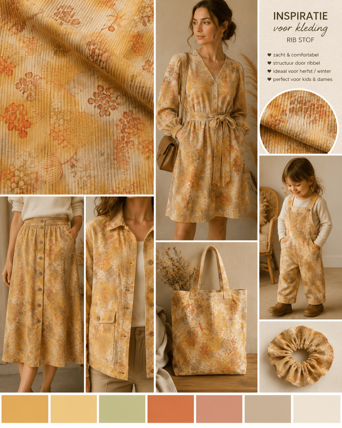 Tie Dye 21W Corduroy Dandy Yellow - Stitch & Sew
