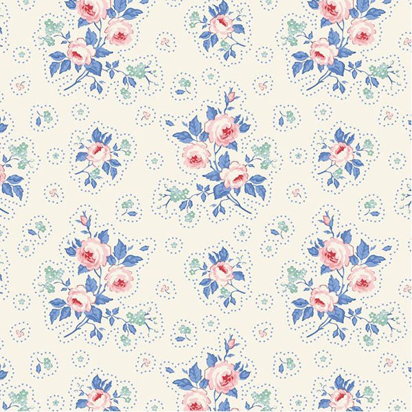 Tilda First Kiss Cream – Something Blue Collectie - Stitch & Sew