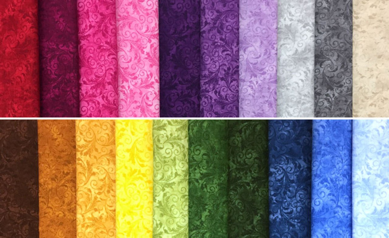 Timeless Treasures Echo Tonal Filigree C5500 - Stitch & Sew