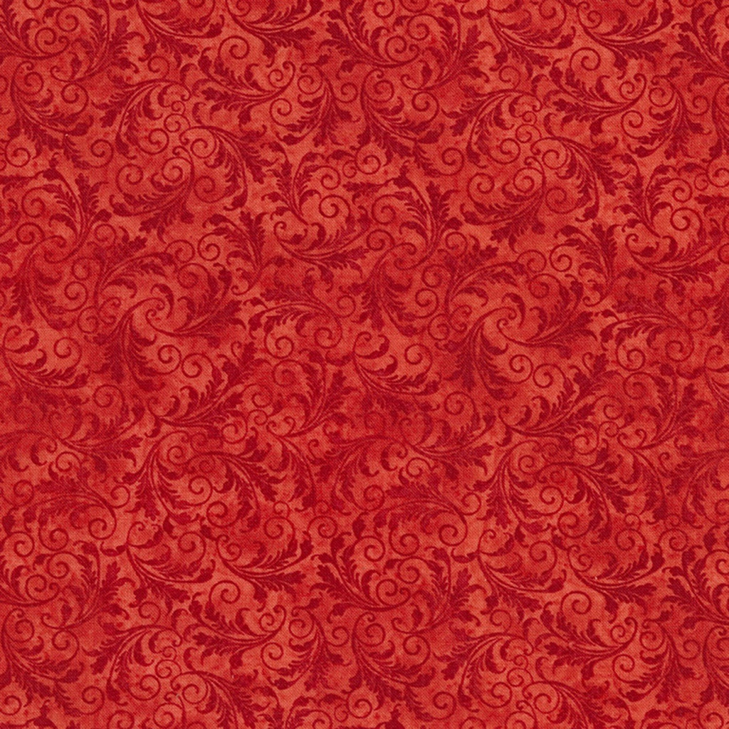 Timeless Treasures Echo Tonal Filigree C5500 – Tomato | 110 cm breed - Stitch & Sew