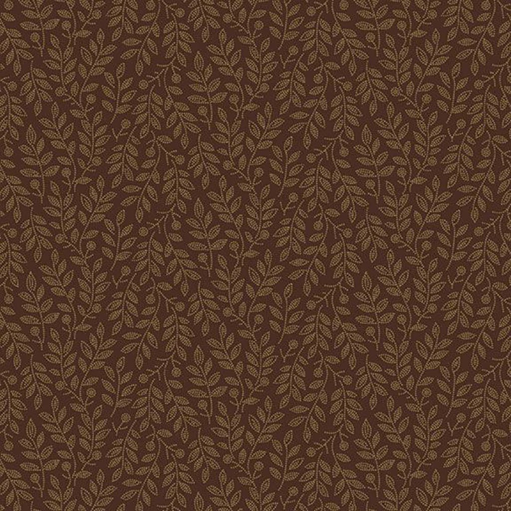 treasured Past Willow R621368D – Brown, 100% katoen (44–45″) - Stitch & Sew