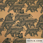 Tricot Jersey Stoffen – “Dancing Bear” Print - Stitch & Sew