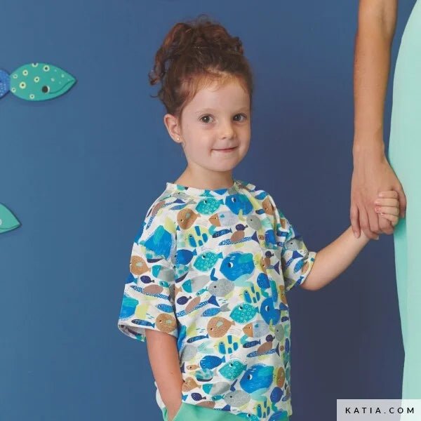 Tropical Deep Sea Jersey – Katia - Stitch & Sew