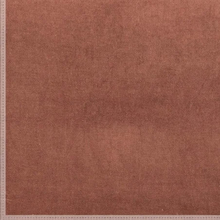 Velvet Corduroy Stretch Stof – Bruin | 98% Katoen, 147 cm breed - Stitch & Sew