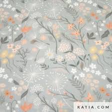 Viscose stof Ecoviscosa met bloemen 100% Ecovero Viscose, 145 cm breed - Stitch & Sew