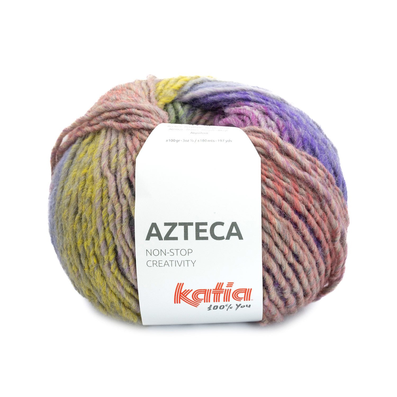 Azteca – Zacht meerkleurig wol/acryl-garen