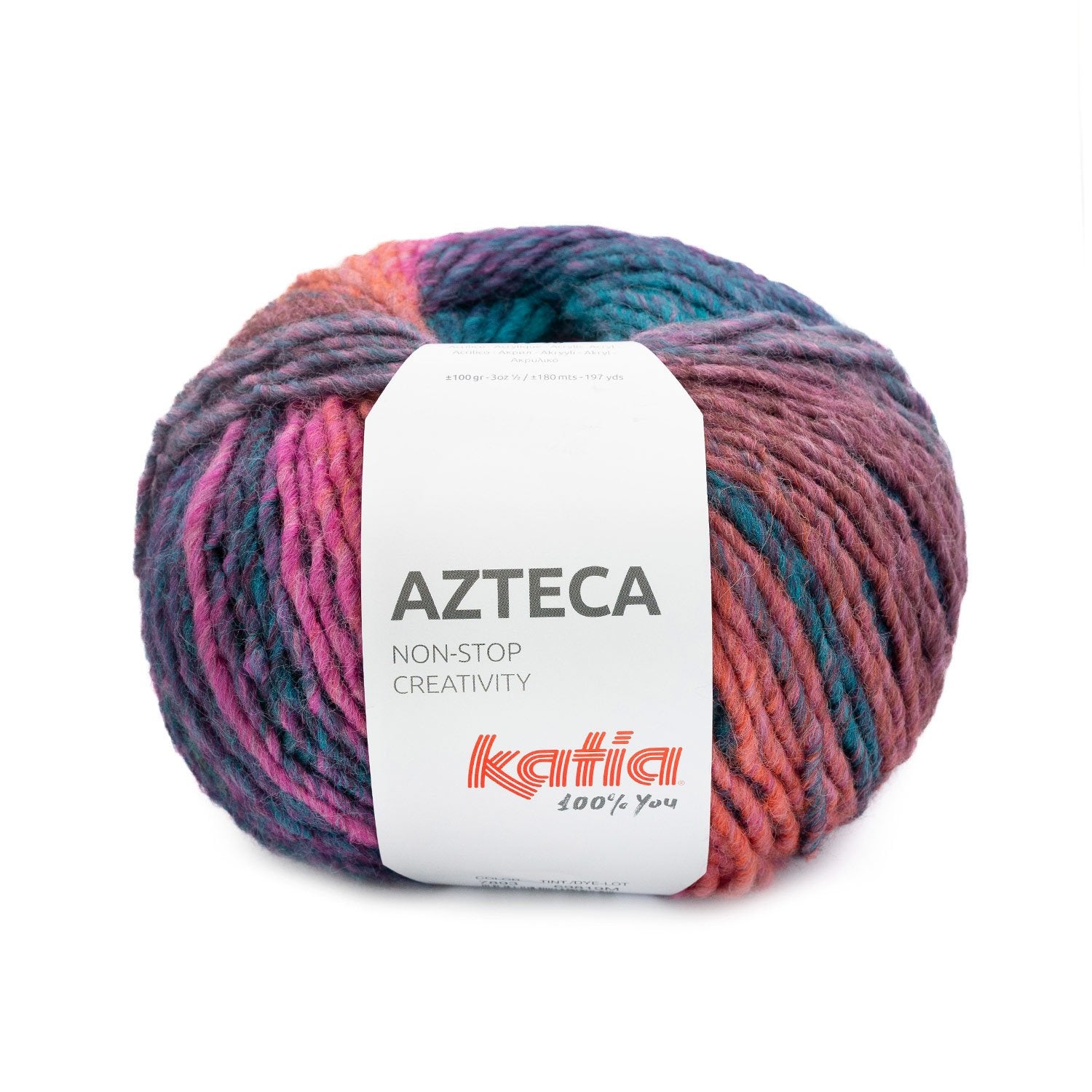 Azteca – Zacht meerkleurig wol/acryl-garen