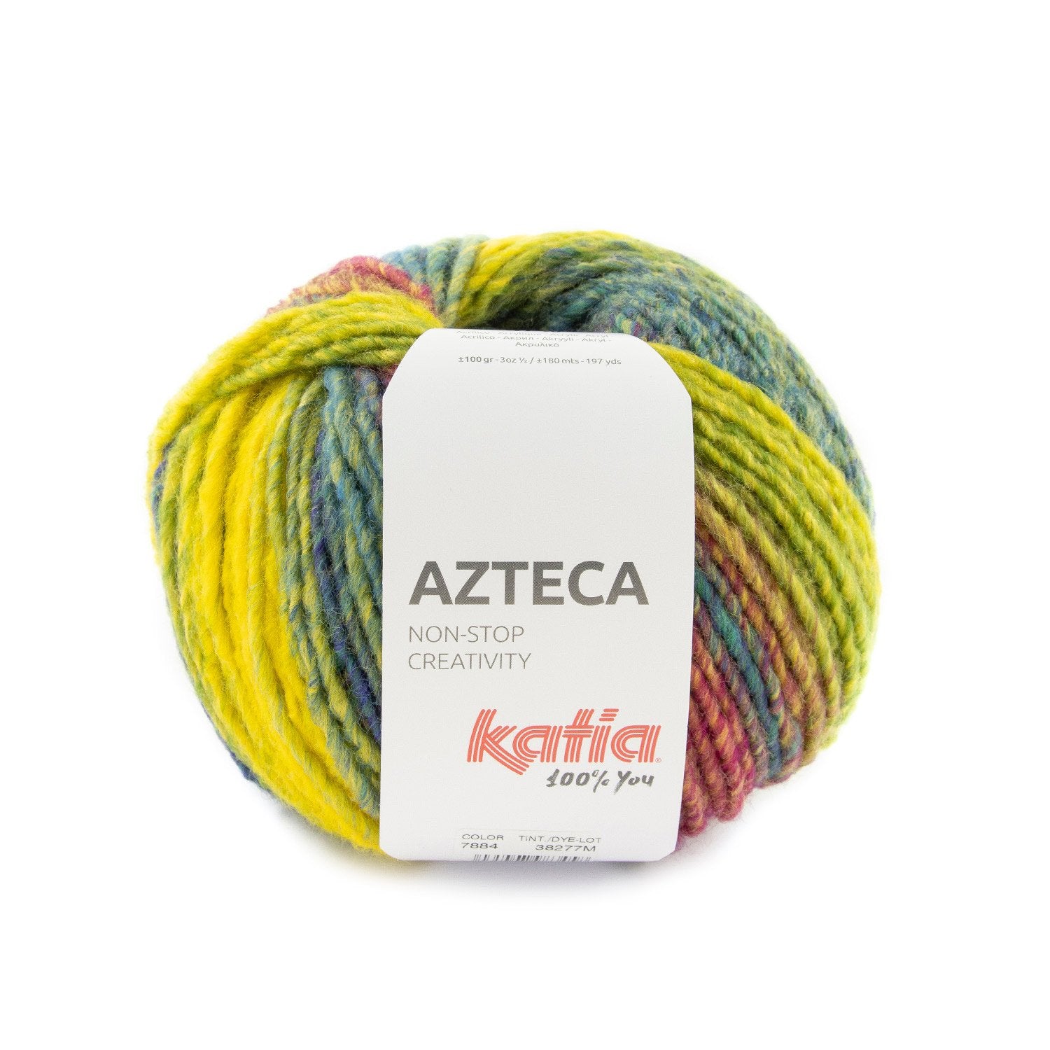 Azteca – Zacht meerkleurig wol/acryl-garen