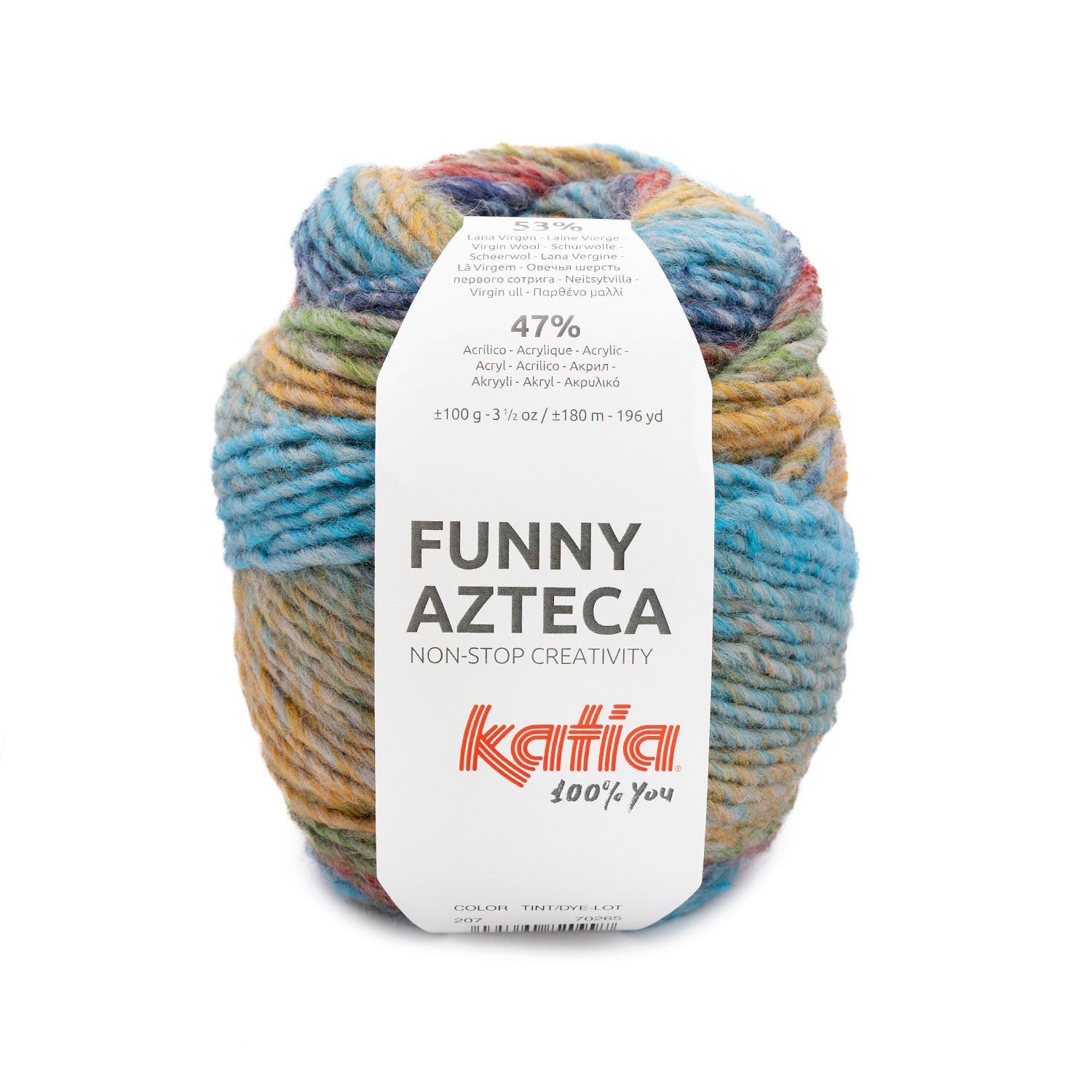 Funny Azteca – kleurrijk gemêleerd garen