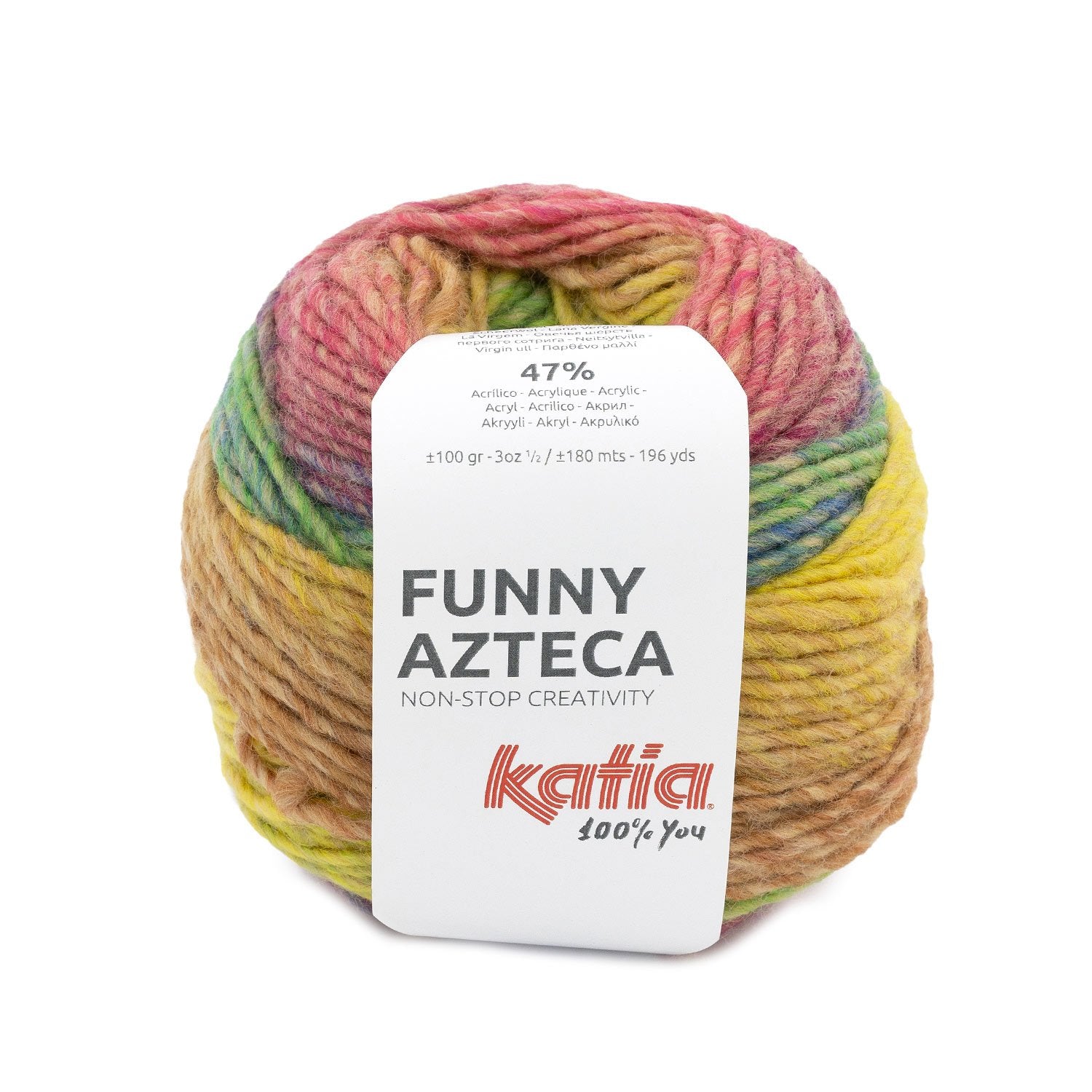 Funny Azteca – kleurrijk gemêleerd garen
