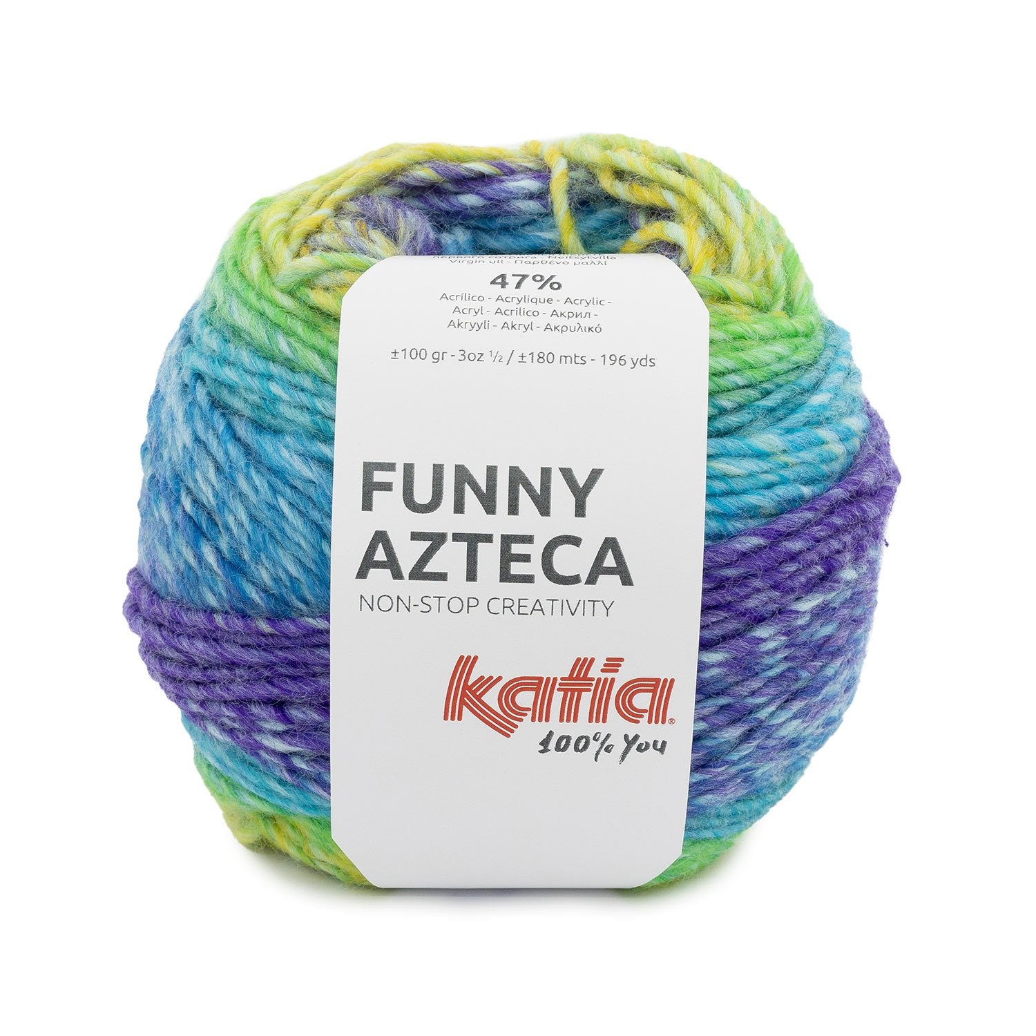 Funny Azteca – kleurrijk gemêleerd garen