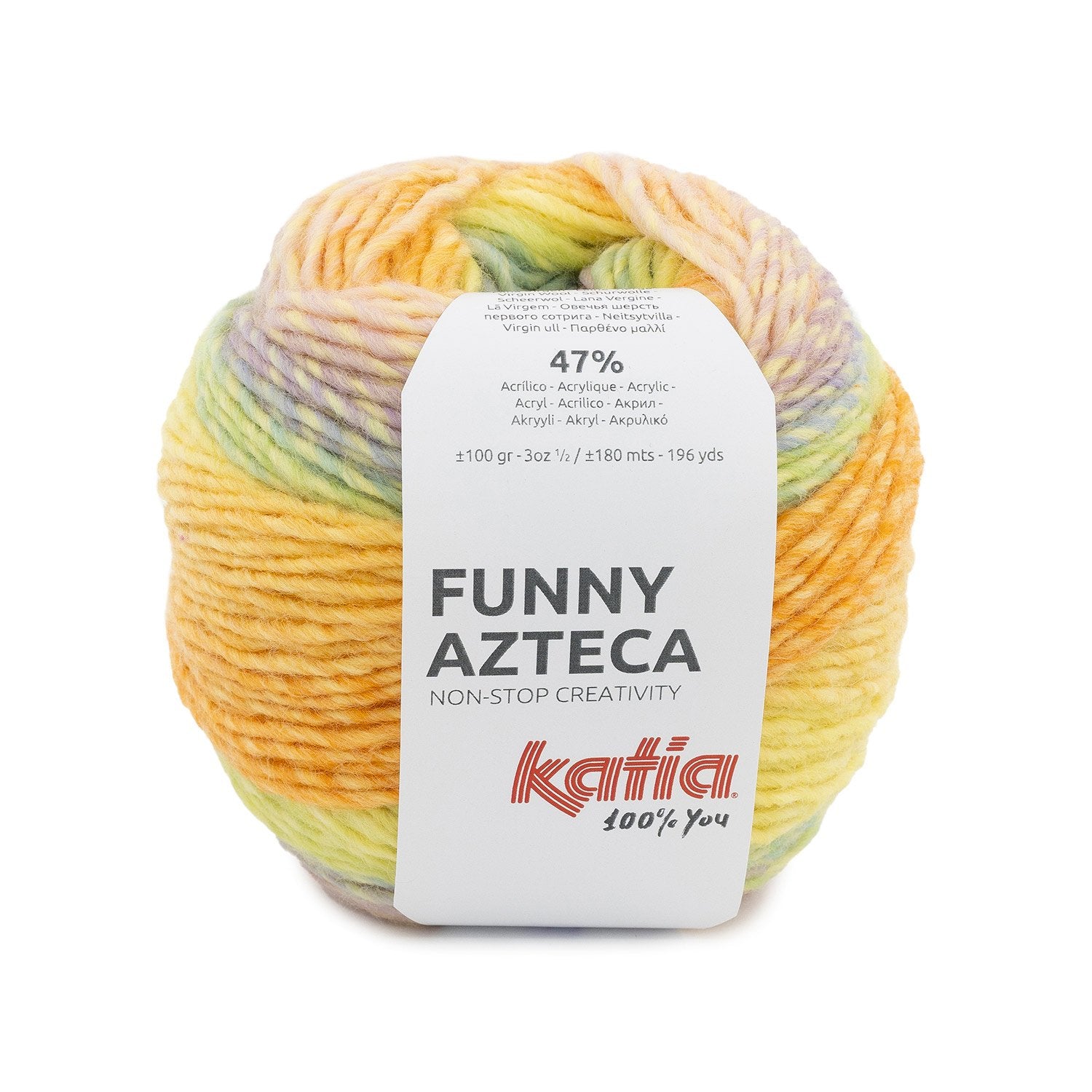 Funny Azteca – kleurrijk gemêleerd garen