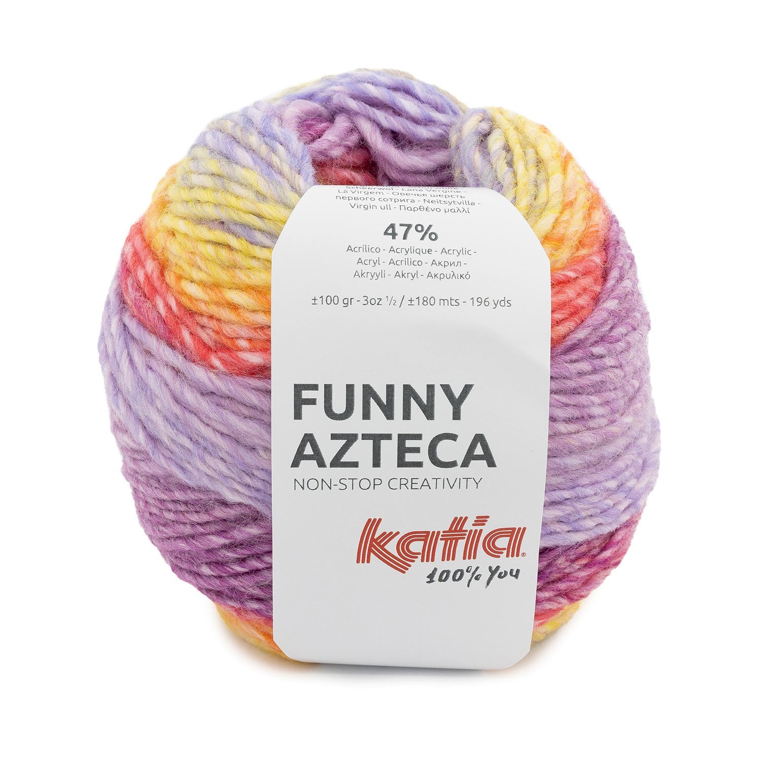 Funny Azteca – kleurrijk gemêleerd garen