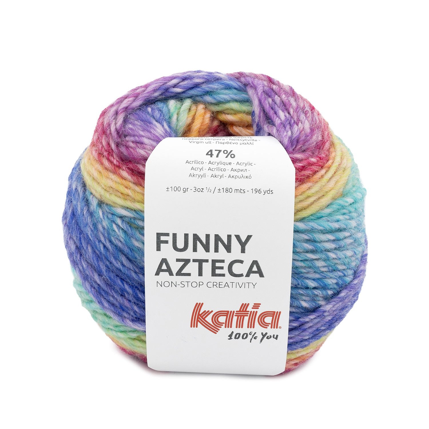 Funny Azteca – kleurrijk gemêleerd garen