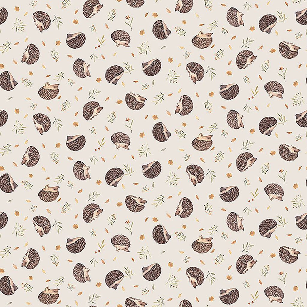 Woodland Friends – Egel – 100% katoen egeltjesprint | Dear Stella - Stitch & Sew