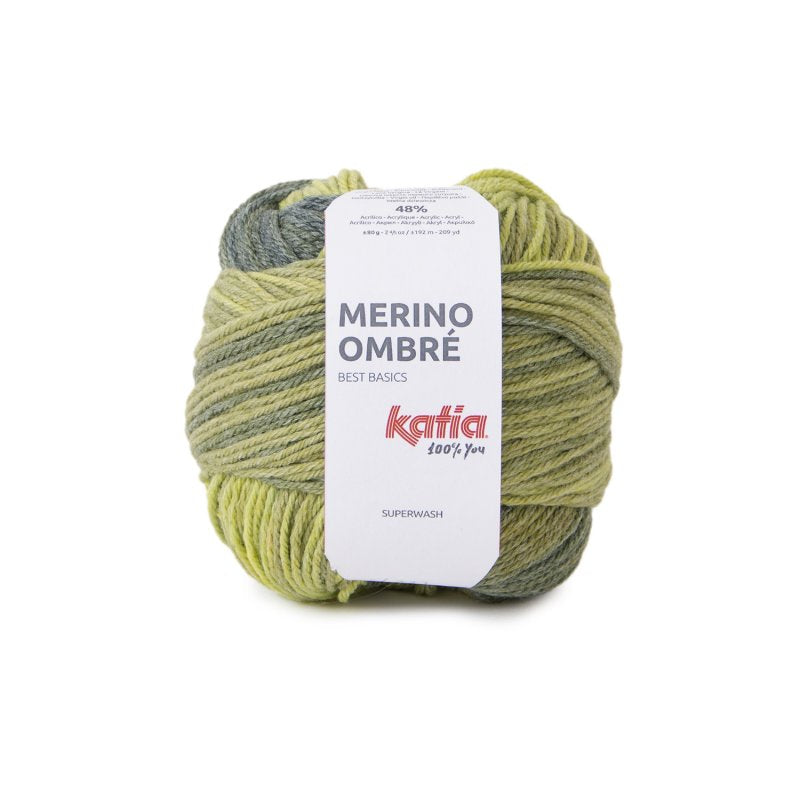 Katia Merino Ombré – Prachtig merino-acryl garen met subtiel kleurverloop