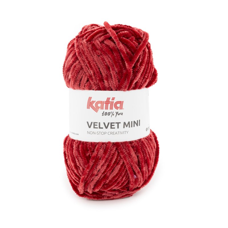 Amigurumi garen Katia Velvet Mini roze 50g bol