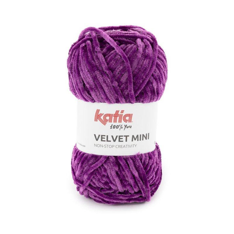 Amigurumi garen Katia Velvet Mini roze 50g bol