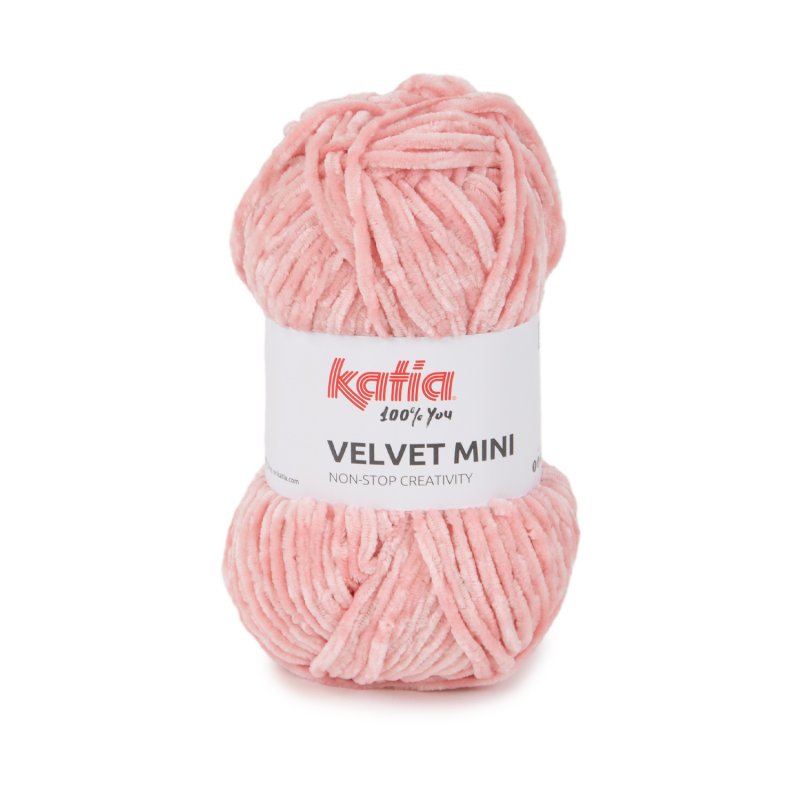 Amigurumi garen Katia Velvet Mini roze 50g bol