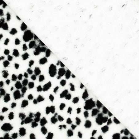 Zwart-Wit Animal Dots stof - Stitch & Sew