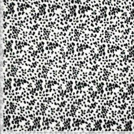 Zwart-Wit Animal Dots stof - Stitch & Sew
